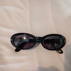 Black Oval Sunglasses by Brighton